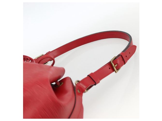 LOUIS VUITTON Borsa a Spalla Epi Noe Rossa M44007 LV Auth 173443 Rosso - vista 8
