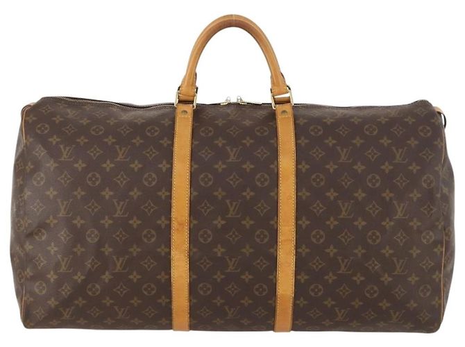 LOUIS VUITTON Borsa Boston Monogram Keepall 60 M41422 LV Auth BA10455 Monogramma - Ansicht 13