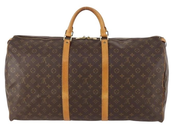 LOUIS VUITTON Borsa Boston Monogram Keepall 60 M41422 LV Auth BA10455 Monogramma - Ansicht 2