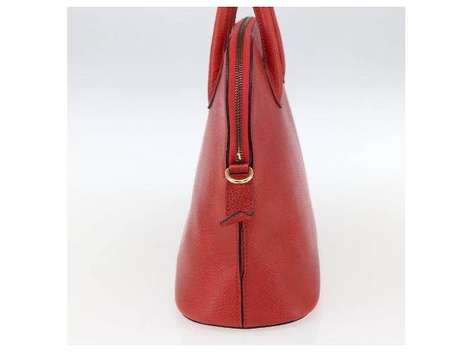Céline Borsa a mano CELINE in pelle rossa e oro Auth fm5225 Rosso D'oro - vista 3
