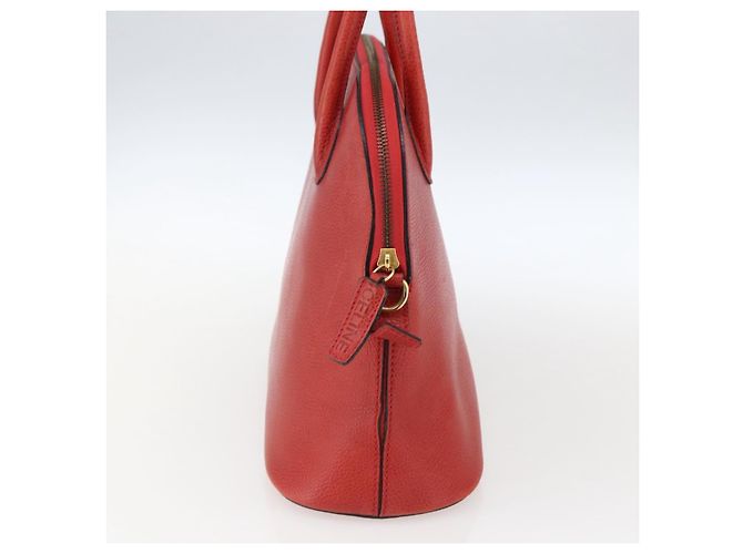 Céline Borsa a mano CELINE in pelle rossa e oro Auth fm5225 Rosso D'oro - vista 4