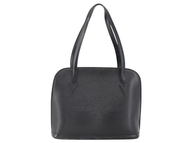 LOUIS VUITTON Epi Lussac Schultertasche Schwarz M52282 LV Auth LNZ347 - Ansicht 13