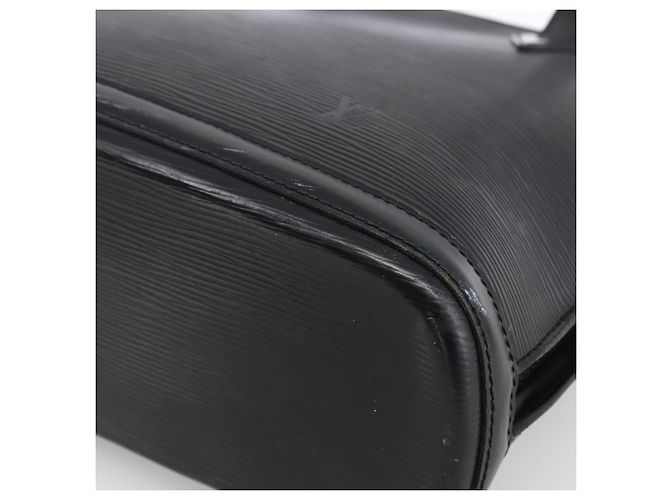 LOUIS VUITTON Epi Lussac Schultertasche Schwarz M52282 LV Auth LNZ347 - Ansicht 15
