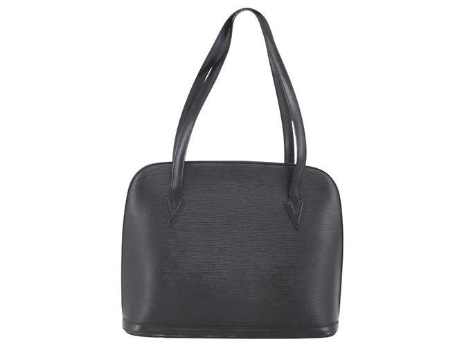 LOUIS VUITTON Epi Lussac Schultertasche Schwarz M52282 LV Auth LNZ347 - Ansicht 2