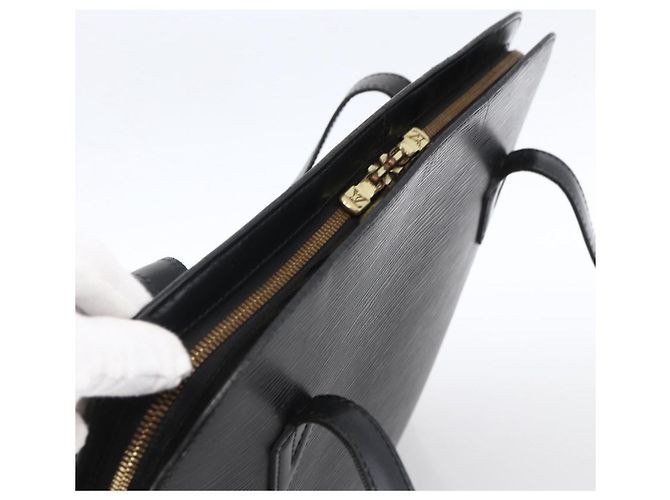 LOUIS VUITTON Epi Lussac Schultertasche Schwarz M52282 LV Auth LNZ347 - Ansicht 6