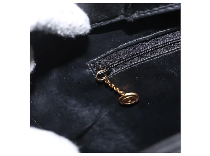 Bamboo Bolsa de Mão em Bambu GUCCI Camurça Preta Dourada 002 1096 0260 Auth 172841 Preto Dourado - vista 21