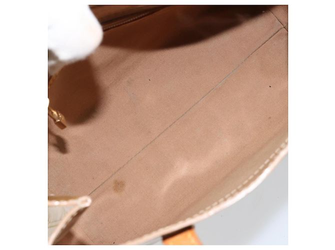 LOUIS VUITTON Monogram Vernis Reade PM Borsa a Mano Noisette M91334 LV Auth gh1805 Nocciola - vista 11