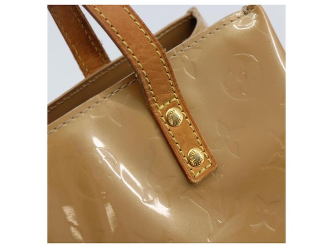 LOUIS VUITTON Monogram Vernis Reade PM Borsa a Mano Noisette M91334 LV Auth gh1805 Nocciola - vista 18