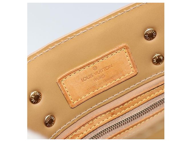 LOUIS VUITTON Monogram Vernis Reade PM Borsa a Mano Noisette M91334 LV Auth gh1805 Nocciola - vista 19