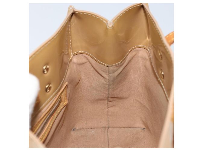 LOUIS VUITTON Monogram Vernis Reade PM Borsa a Mano Noisette M91334 LV Auth gh1805 Nocciola - vista 20