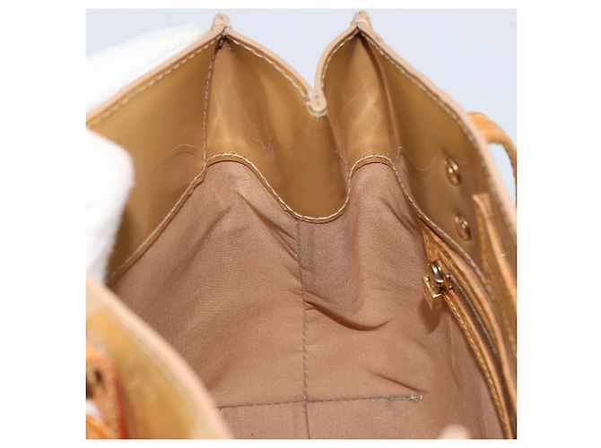 LOUIS VUITTON Monogram Vernis Reade PM Borsa a Mano Noisette M91334 LV Auth gh1805 Nocciola - vista 21