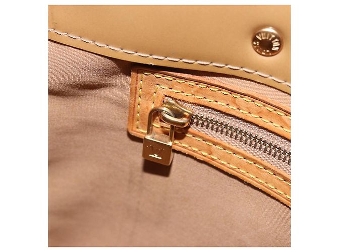 LOUIS VUITTON Monogram Vernis Reade PM Borsa a Mano Noisette M91334 LV Auth gh1805 Nocciola - vista 22