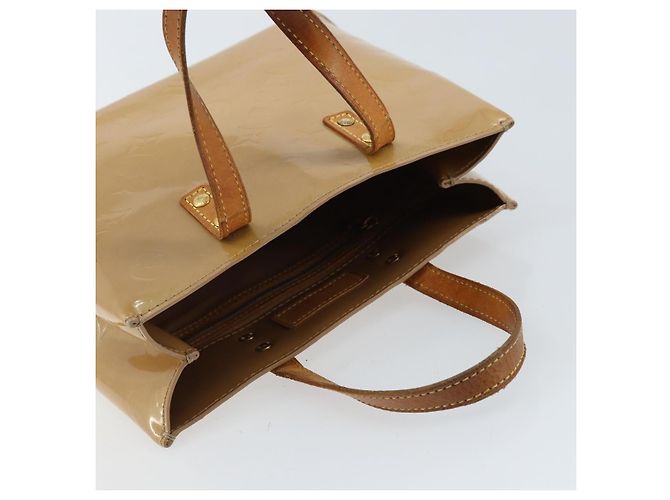 LOUIS VUITTON Monogram Vernis Reade PM Borsa a Mano Noisette M91334 LV Auth gh1805 Nocciola - vista 6