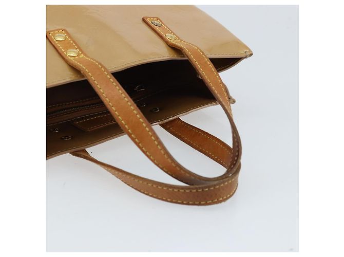 LOUIS VUITTON Monogram Vernis Reade PM Borsa a Mano Noisette M91334 LV Auth gh1805 Nocciola - vista 7