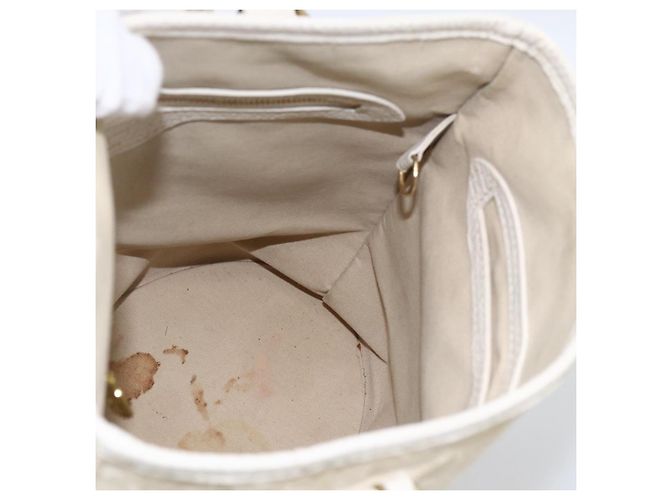 Bucket LOUIS VUITTON Borsa a secchiello Mini Lin Monogram PM Dunne M95316 Auth ka2813 - vista 18