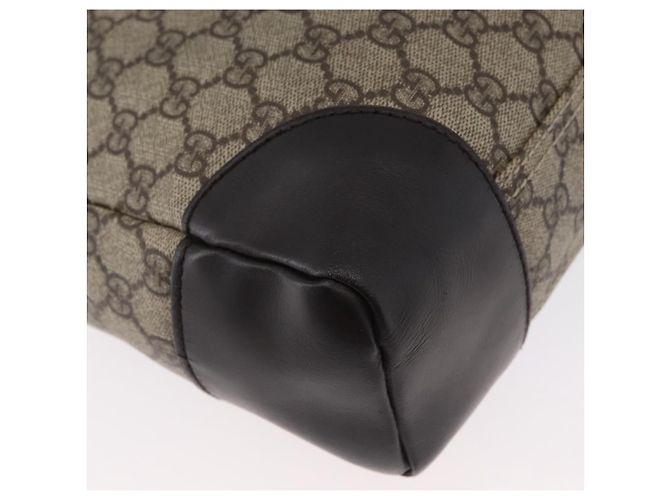 Borsa a Spalla GG Canvas PVC Beige Argento Gucci 110054 Auth 172689 - vista 12