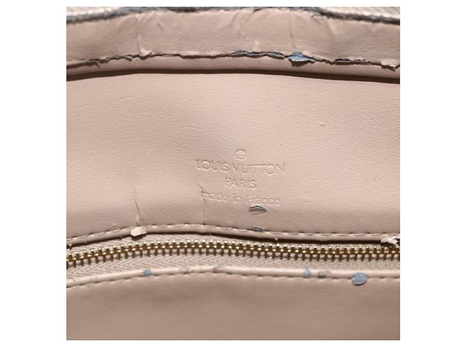 LOUIS VUITTON Borsa a Mano Houston Monogram Vernis Beige M91004 LV Auth LNZ488 - vista 10