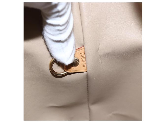 LOUIS VUITTON Borsa a Mano Houston Monogram Vernis Beige M91004 LV Auth LNZ488 - vista 12