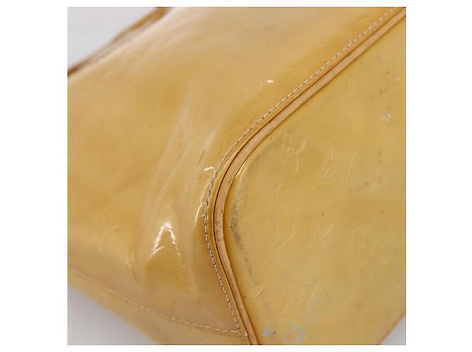 LOUIS VUITTON Borsa a Mano Houston Monogram Vernis Beige M91004 LV Auth LNZ488 - vista 14