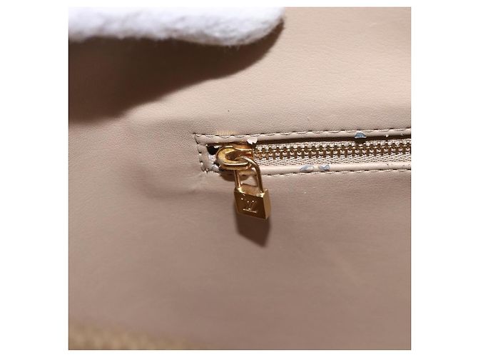 LOUIS VUITTON Borsa a Mano Houston Monogram Vernis Beige M91004 LV Auth LNZ488 - vista 20
