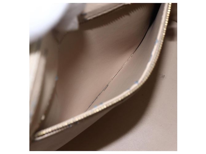 LOUIS VUITTON Borsa a Mano Houston Monogram Vernis Beige M91004 LV Auth LNZ488 - vista 21