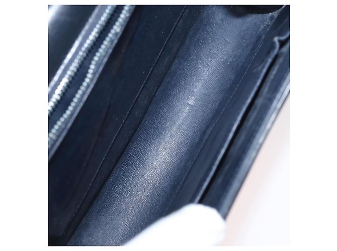 Gucci Borsa a Spalla GG Supreme in PVC Navy Gold Auth ep13495 D'oro Blu navy - vista 17