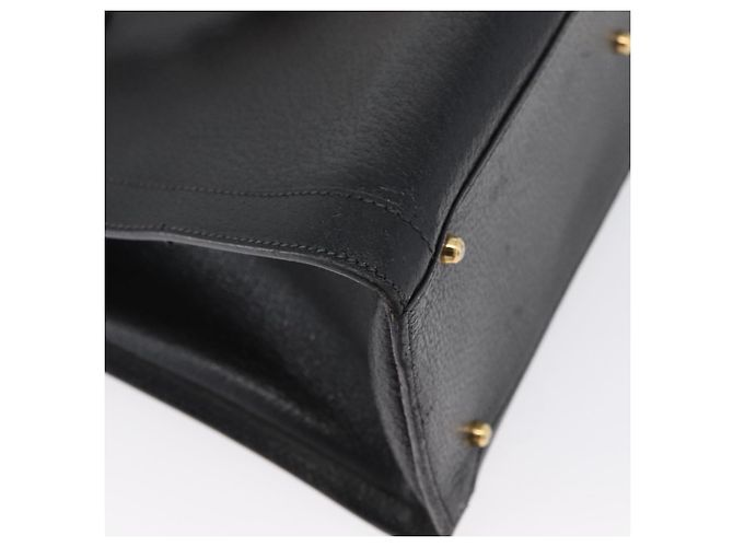 Borsa Tote in Pelle Gucci Bamboo Nera Oro 002 0260 Auth ep13352 Nero D'oro - vista 12