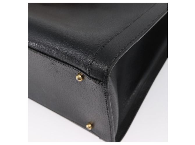 Borsa Tote in Pelle Gucci Bamboo Nera Oro 002 0260 Auth ep13352 Nero D'oro - vista 13