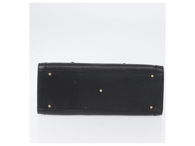 Borsa Tote in Pelle Gucci Bamboo Nera Oro 002 0260 Auth ep13352 Nero D'oro - vista 9