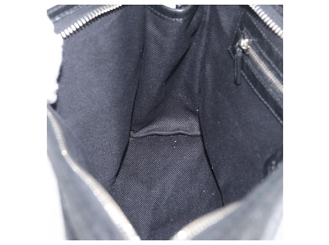 GUCCI Clutch in Pelle Nera Argento 575991 Auth ka2665 Nero - vista 16