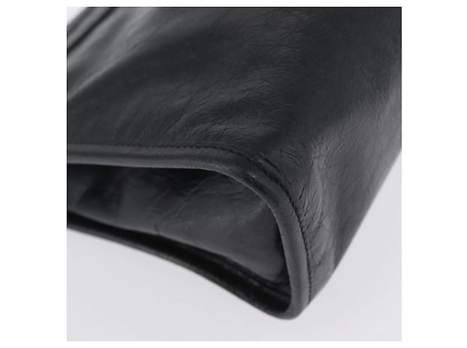 GUCCI Clutch in Pelle Nera Argento 575991 Auth ka2665 Nero - vista 8