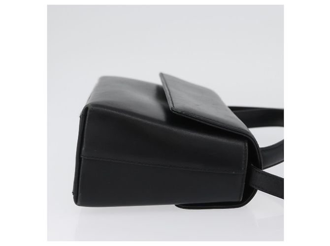 Borsa a mano Salvatore Ferragamo in pelle 2 in 1 nera e oro Auth LNZ457 Nero D'oro - vista 3