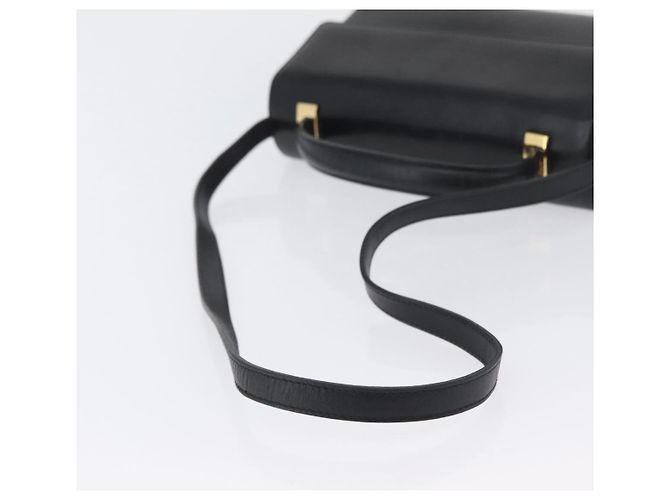 Borsa a mano Salvatore Ferragamo in pelle 2 in 1 nera e oro Auth LNZ457 Nero D'oro - vista 8