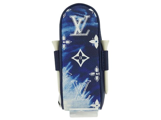 LOUIS VUITTON Bandana Golf Andrews Custodia per Palline da Golf Blu GI0768 LV Auth 168047SAM Monogramma - vista 13