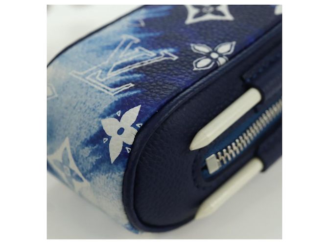 LOUIS VUITTON Bandana Golf Andrews Custodia per Palline da Golf Blu GI0768 LV Auth 168047SAM Monogramma - vista 14