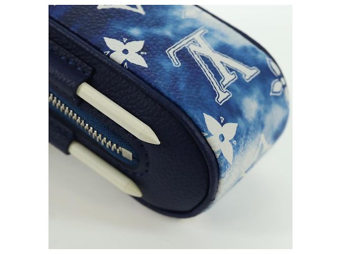 LOUIS VUITTON Bandana Golf Andrews Custodia per Palline da Golf Blu GI0768 LV Auth 168047SAM Monogramma - vista 15