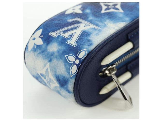 LOUIS VUITTON Bandana Golf Andrews Custodia per Palline da Golf Blu GI0768 LV Auth 168047SAM Monogramma - vista 16
