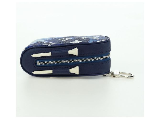 LOUIS VUITTON Bandana Golf Andrews Custodia per Palline da Golf Blu GI0768 LV Auth 168047SAM Monogramma - vista 4