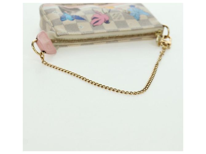 LOUIS VUITTON Mini Pochette Accessoires Damier Azur 2018 LV Auth 166952SAM - vista 7