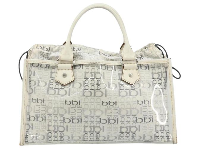 Borsa a mano in vinile trasparente Auth LNZ033 BURBERRY - vista 13