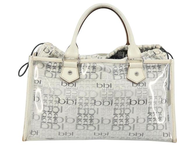 Borsa a mano in vinile trasparente Auth LNZ033 BURBERRY - vista 2