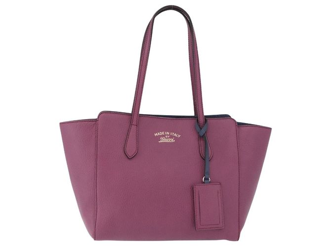 GUCCI Tote Bag Leather Pink Gold 354408 Auth ki6482 Golden - view 2