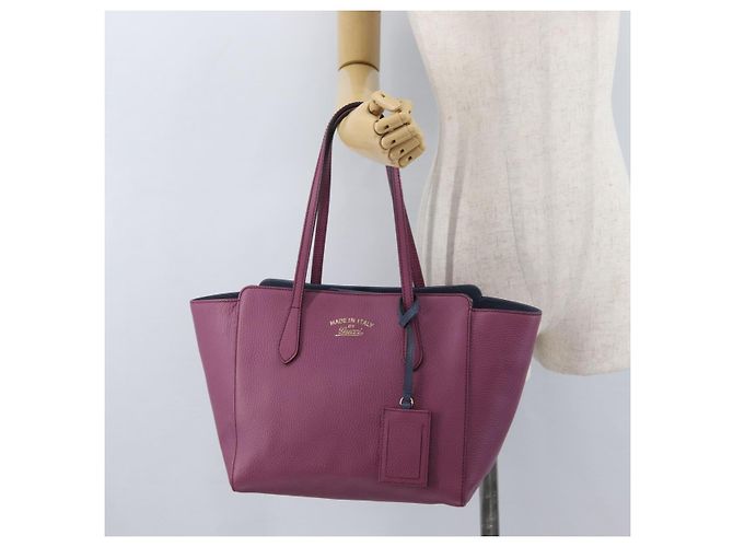 GUCCI Tote Bag Leather Pink Gold 354408 Auth ki6482 Golden - view 23