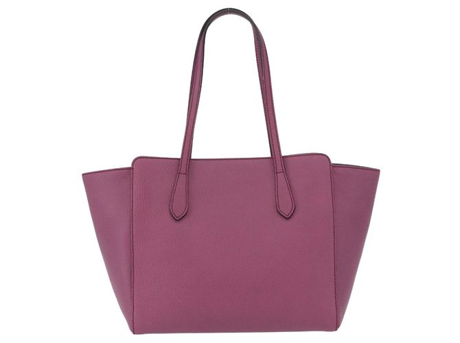GUCCI Tote Bag Leather Pink Gold 354408 Auth ki6482 Golden - view 3