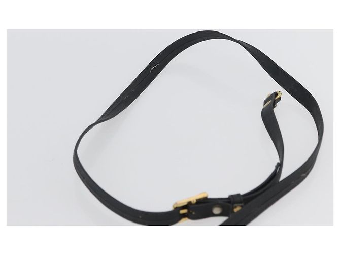 Borsa MCM Logogram Vicetos PVC 2 in 1 Nero Oro Auth gh1799 D'oro - vista 10