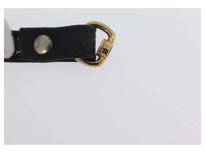 Borsa MCM Logogram Vicetos PVC 2 in 1 Nero Oro Auth gh1799 D'oro - vista 11