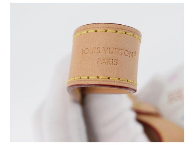 LOUIS VUITTON Monogramm Multicolor LV x TM Rolltasche Weiß M13710 Auth 172562SM - Ansicht 10