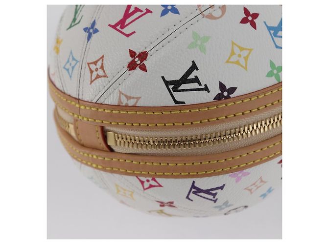 LOUIS VUITTON Monogramm Multicolor LV x TM Rolltasche Weiß M13710 Auth 172562SM - Ansicht 16