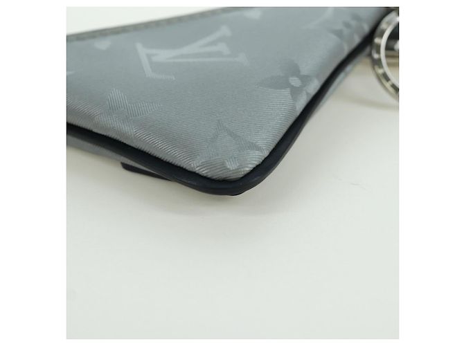 LOUIS VUITTON Monogram Satellite Portachiavi Charm Argento MP2217 LV Auth 165831M - vista 16