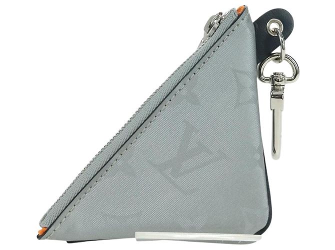 LOUIS VUITTON Monogram Satellite Portachiavi Charm Argento MP2217 LV Auth 165831M - vista 2